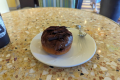 chocolate nutella donut