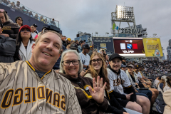 look at us enjoying the game